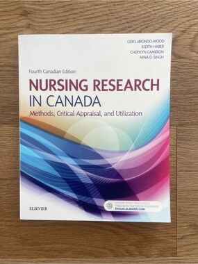 Nursing Research in Canada 4th Edition
